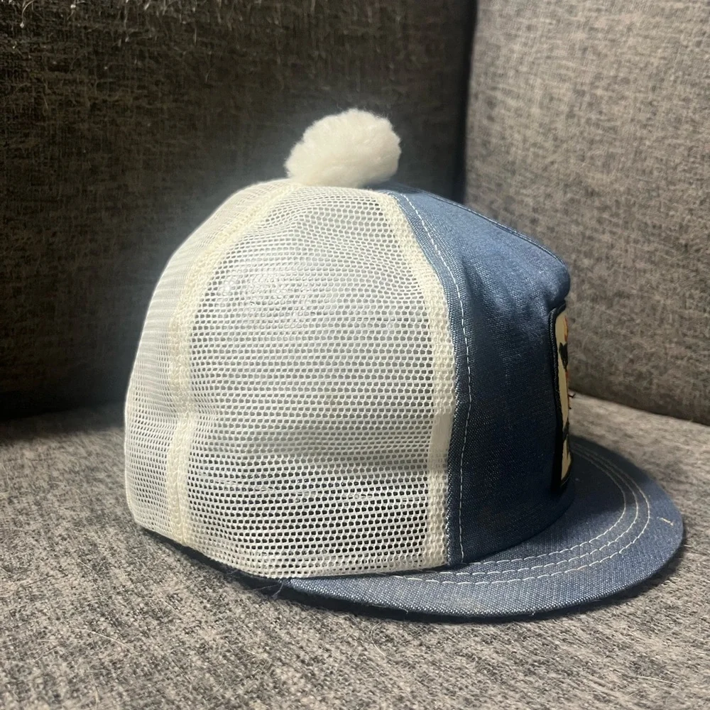 Arrowhead Mills Short Brim Denim Cap - Picture 2 of 5